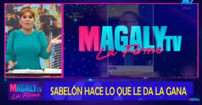 Magaly Medina enfrenta a su produccin en vivo y amenaza con abandonar el set