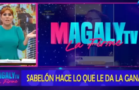 Magaly Medina enfrenta a su produccin en vivo y amenaza con abandonar el set