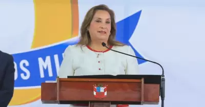 Dina Boluarte pidió a la población elegir bien en las próximas Elecciones.