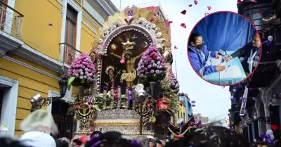 INDECI recomienda a los fieles durante la procesin del Sr. de los Milagros.