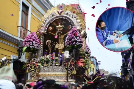 INDECI recomienda a los fieles durante la procesin del Sr. de los Milagros.