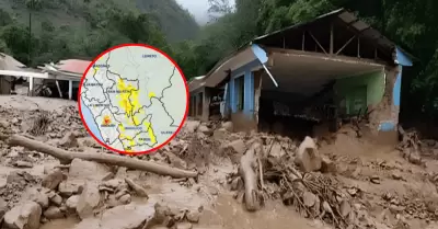 COEN emite alerta roja por posibles huaicos en regiones del pas