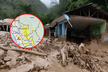 COEN emite alerta roja por posibles huaicos en regiones del pas