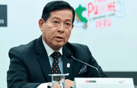 Premier Arana seala que detrs de las protestas existe una organizacin crimina