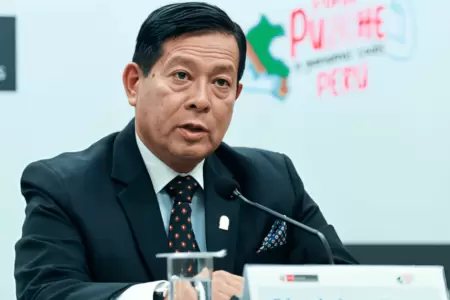 Premier Arana seala que detrs de las protestas existe una organizacin crimina