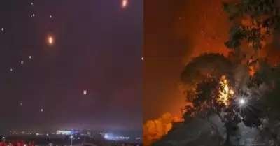 "Lluvia de fuego" cay en espectculo de juegos artificiales en China