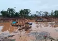 Ms de 60 efectivos desarticulan infraestructura de mineros ilegales en la Amazona peruana