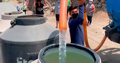 Corte de agua en Lima.