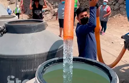Corte de agua en Lima.