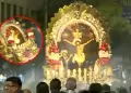 Seor de los Milagros: El preciso instante en que la imagen del Cristo Moreno CASI SE CAE durante primera procesin