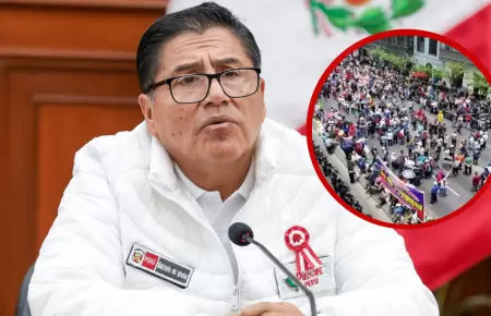Ministro del Interior se vio sorprendido ante nueva convocatoria de paro para 6