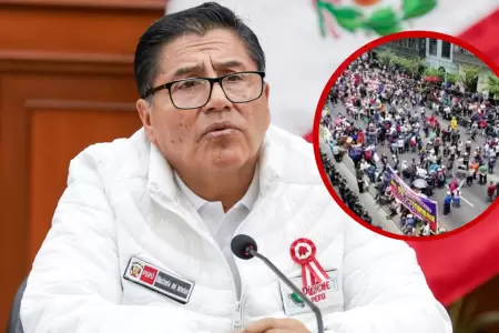 Ministro del Interior se vio sorprendido ante nueva convocatoria de paro para 6