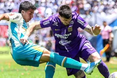 Disputa durante el Alianza Universidad y Alianza Lima.