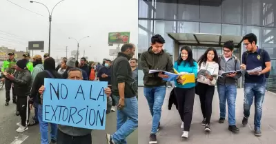 Universidades e institutos anuncian suspensin de clases por paro.