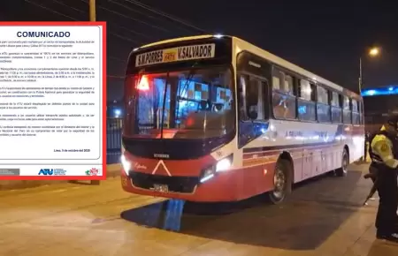 ATU garantiza sus servicios pese a paro