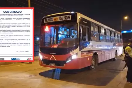 ATU garantiza sus servicios pese a paro