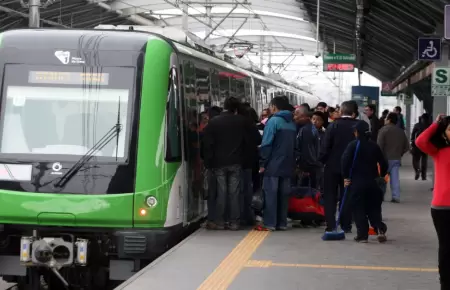 Lnea 1 del Metro presenta alta afluencia de pasajeros