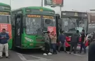 Paro de transportistas: Caravanas de buses bloquean avenidas de todo Lima en su camino al Congreso