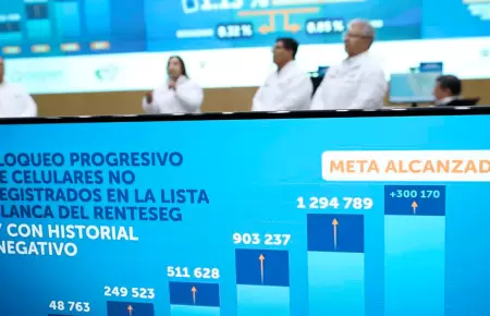 Presentan resultados del plan de bloqueo de celulares.