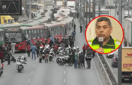 PNP se pronunci sobre paro de transportistas de este lunes 6 de octubre