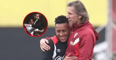 Christian Cueva public fotografa nostlgica con Ricardo Gareca
