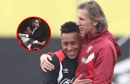 Christian Cueva public fotografa nostlgica con Ricardo Gareca