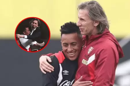 Christian Cueva public fotografa nostlgica con Ricardo Gareca