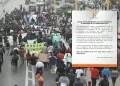 Fuerza Popular expres apoyo a paro de transportistas: "El Per exige orden, justicia y seguridad ya"