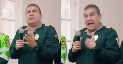 Comandante PNP: "Todos vamos a morirnos en algn momento"