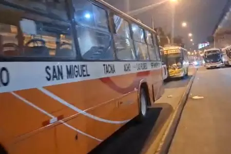 Transportistas continuan bloqueando avenida de SJL pese a levantamiento de paral