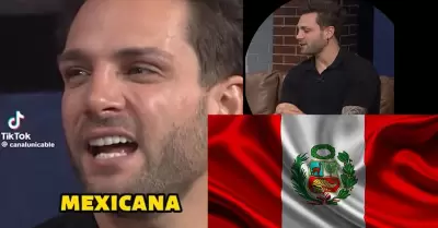 Nicola Porcella niega sus races peruanas