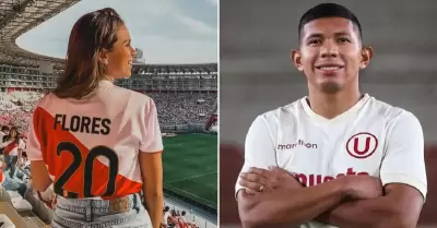 Edison Flores es ampayado con misteriosa joven