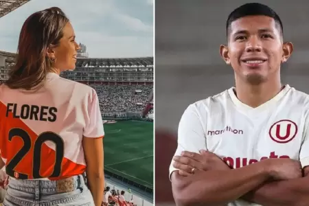 Edison Flores es ampayado con misteriosa joven