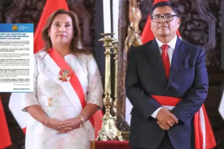 CAL en contra de expresiones de Dina Boluarte y Carlos Malaver.