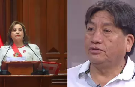 Dina Boluarte / Hctor Vargas.