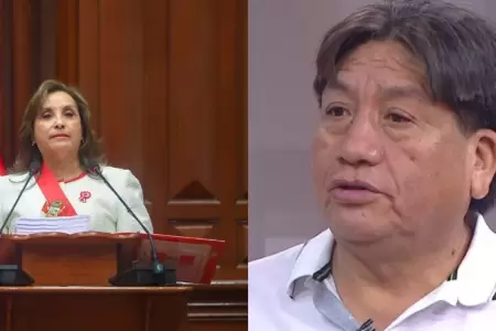 Dina Boluarte / Hctor Vargas.