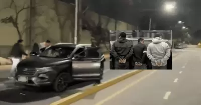 Capturan a integrantes de banda delincuencial 'Los peineros del Cono Norte'