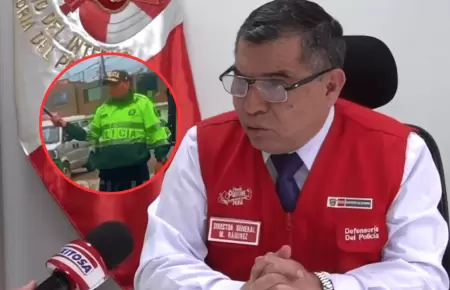 Polica da cster y agredi a chofer
