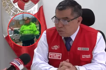 Polica da cster y agredi a chofer