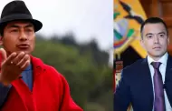 Ecuador: Lenidas Iza acusa a Daniel Noboa de dividir al movimiento indgena en medio del paro nacional