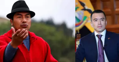 Lenidas Iza acusa a Daniel Noboa de dividir al movimiento indgena