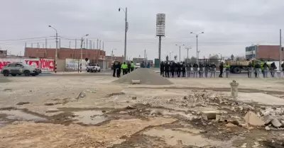 Desalojo en Tacna.