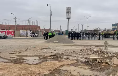 Desalojo en Tacna.