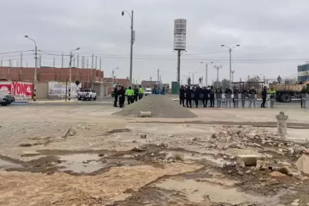 Desalojo en Tacna.