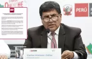 MYPES piden salida de Carlos Malaver del Mininter: "Requerimos un ministro que recupere el espritu patritico de la Polica"