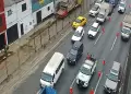 Caos en la Va Evitamiento: Cierran dos carriles con sentido al norte tras accidente a la altura del puente IPD