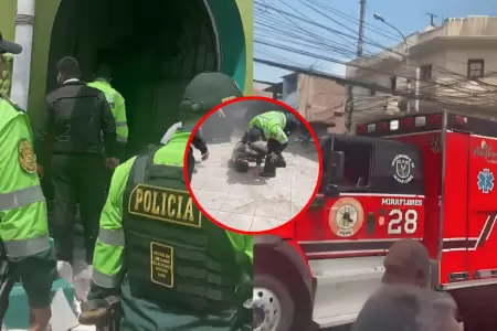Techo de la comisara de Surquillo colapsa