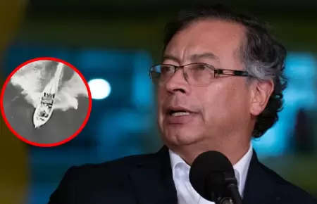 Petro hace reclamo por ataques en el Caribe.