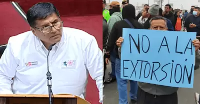 Carlos Malaver se pronunció sobre las extorsiones ante el Congreso
