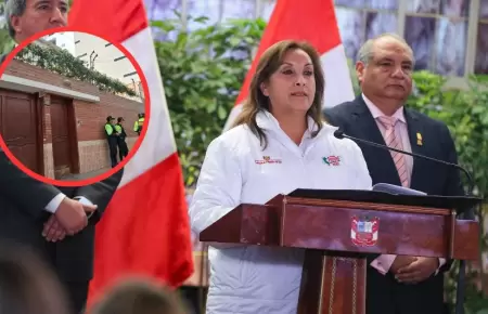 Dina Boluarte estara en su casa